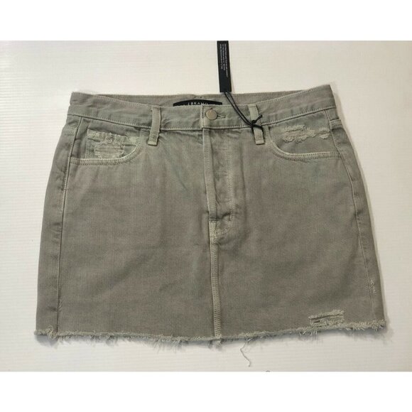 J BRAND Women Denim Pale Ash Distressed Button Fly - Picture 3 of 9